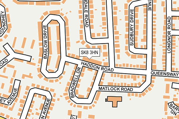 SK8 3HN map - OS OpenMap – Local (Ordnance Survey)