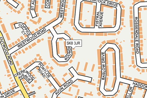 SK8 3JR map - OS OpenMap – Local (Ordnance Survey) SK8 3JR map - OS OpenMap – Local (Ordnance Survey)