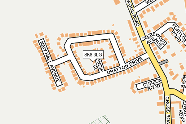 SK8 3LG map - OS OpenMap – Local (Ordnance Survey) SK8 3LG map - OS OpenMap – Local (Ordnance Survey)