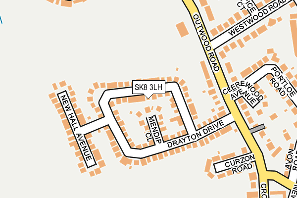 SK8 3LH map - OS OpenMap – Local (Ordnance Survey) SK8 3LH map - OS OpenMap – Local (Ordnance Survey)