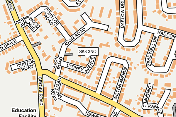 SK8 3NQ map - OS OpenMap – Local (Ordnance Survey) SK8 3NQ map - OS OpenMap – Local (Ordnance Survey)
