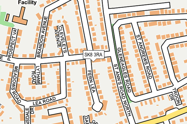 SK8 3RA map - OS OpenMap – Local (Ordnance Survey) SK8 3RA map - OS OpenMap – Local (Ordnance Survey)