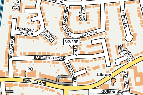 SK8 3RE map - OS OpenMap – Local (Ordnance Survey) SK8 3RE map - OS OpenMap – Local (Ordnance Survey)