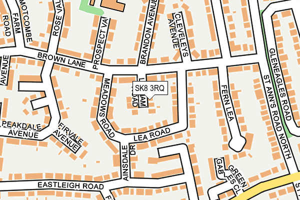 SK8 3RQ map - OS OpenMap – Local (Ordnance Survey) SK8 3RQ map - OS OpenMap – Local (Ordnance Survey)