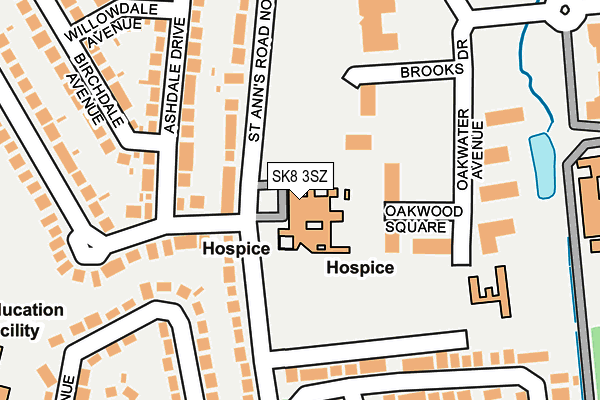 SK8 3SZ map - OS OpenMap – Local (Ordnance Survey) SK8 3SZ map - OS OpenMap – Local (Ordnance Survey)