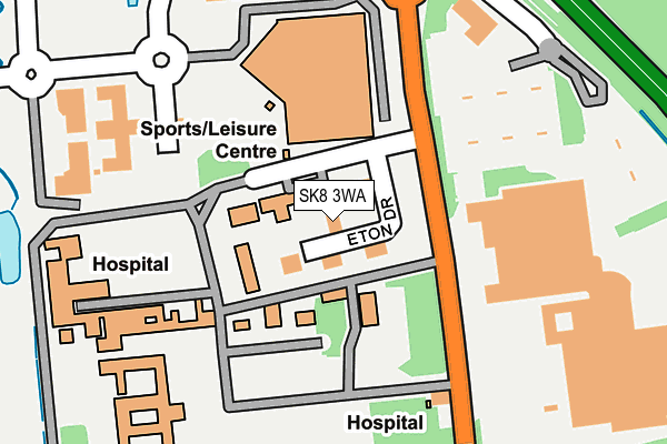 SK8 3WA map - OS OpenMap – Local (Ordnance Survey) SK8 3WA map - OS OpenMap – Local (Ordnance Survey)