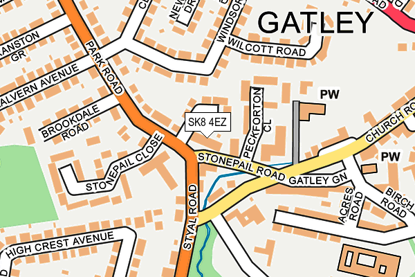 SK8 4EZ map - OS OpenMap – Local (Ordnance Survey) SK8 4EZ map - OS OpenMap – Local (Ordnance Survey)