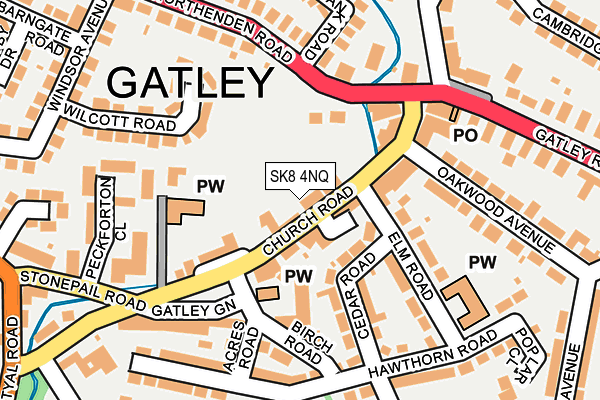 SK8 4NQ map - OS OpenMap – Local (Ordnance Survey)