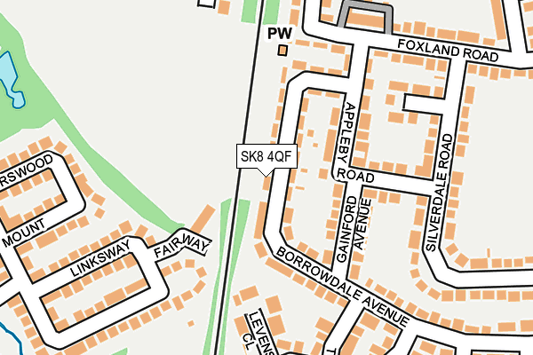 SK8 4QF map - OS OpenMap – Local (Ordnance Survey)