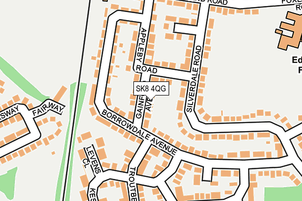 SK8 4QG map - OS OpenMap – Local (Ordnance Survey) SK8 4QG map - OS OpenMap – Local (Ordnance Survey)