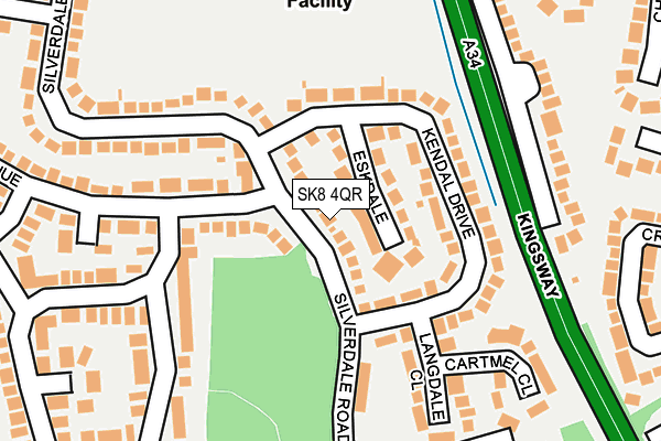 SK8 4QR map - OS OpenMap – Local (Ordnance Survey)