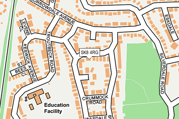 SK8 4RG map - OS OpenMap – Local (Ordnance Survey) SK8 4RG map - OS OpenMap – Local (Ordnance Survey)