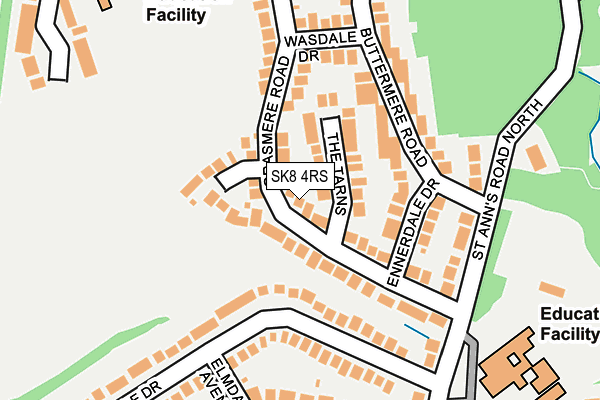 SK8 4RS map - OS OpenMap – Local (Ordnance Survey)
