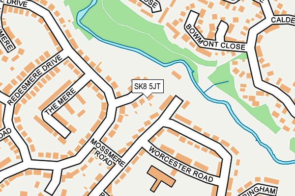 SK8 5JT map - OS OpenMap – Local (Ordnance Survey) SK8 5JT map - OS OpenMap – Local (Ordnance Survey)