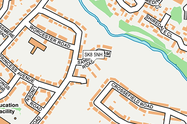 SK8 5NH map - OS OpenMap – Local (Ordnance Survey) SK8 5NH map - OS OpenMap – Local (Ordnance Survey)