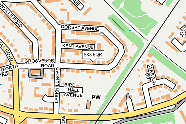 SK8 5QR map - OS OpenMap – Local (Ordnance Survey) SK8 5QR map - OS OpenMap – Local (Ordnance Survey)