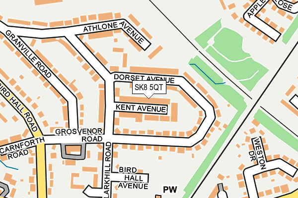 SK8 5QT map - OS OpenMap – Local (Ordnance Survey)