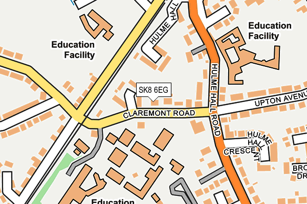 SK8 6EG map - OS OpenMap – Local (Ordnance Survey) SK8 6EG map - OS OpenMap – Local (Ordnance Survey)