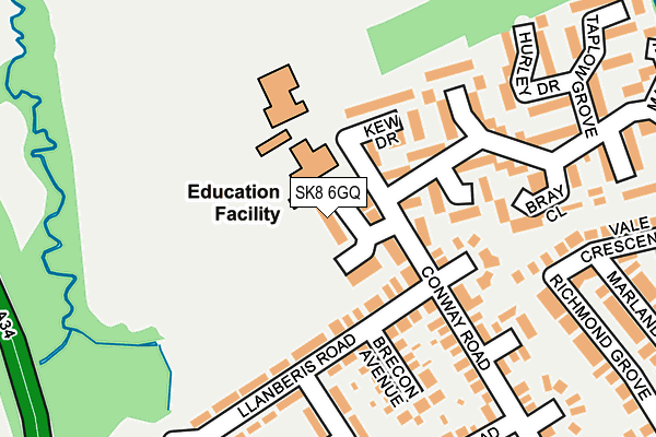 SK8 6GQ map - OS OpenMap – Local (Ordnance Survey)