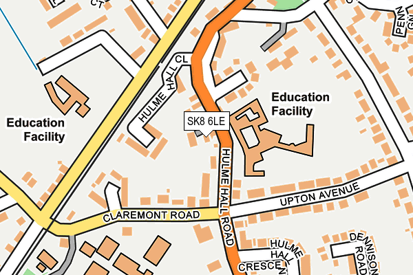 SK8 6LE map - OS OpenMap – Local (Ordnance Survey)