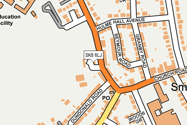 SK8 6LJ map - OS OpenMap – Local (Ordnance Survey) SK8 6LJ map - OS OpenMap – Local (Ordnance Survey)