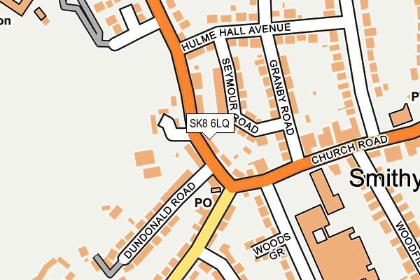 SK8 6LQ map - OS OpenMap – Local (Ordnance Survey) SK8 6LQ map - OS OpenMap – Local (Ordnance Survey)