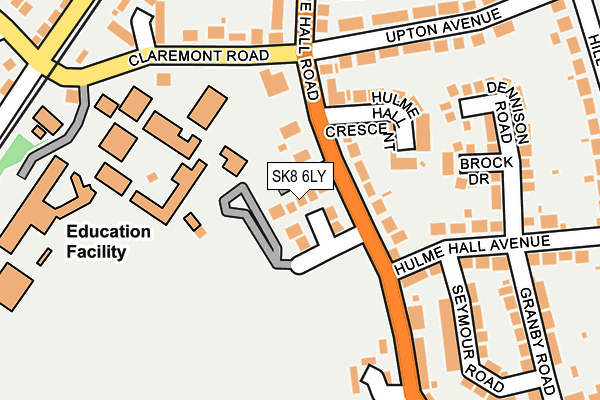 SK8 6LY map - OS OpenMap – Local (Ordnance Survey)