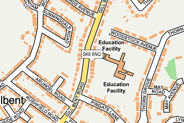 SK8 6NQ map - OS OpenMap – Local (Ordnance Survey) SK8 6NQ map - OS OpenMap – Local (Ordnance Survey)