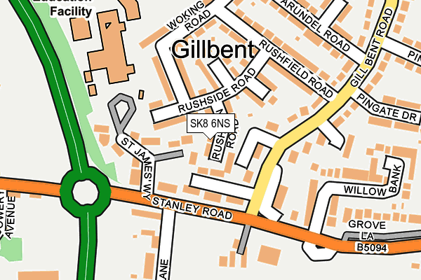 SK8 6NS map - OS OpenMap – Local (Ordnance Survey) SK8 6NS map - OS OpenMap – Local (Ordnance Survey)