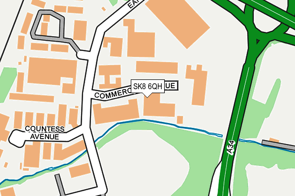 SK8 6QH map - OS OpenMap – Local (Ordnance Survey)