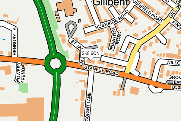SK8 6QN map - OS OpenMap – Local (Ordnance Survey)
