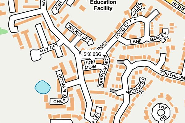 SK8 6SG map - OS OpenMap – Local (Ordnance Survey)