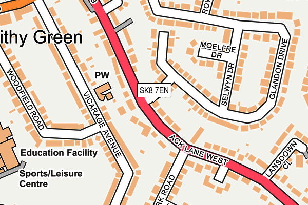 SK8 7EN map - OS OpenMap – Local (Ordnance Survey) SK8 7EN map - OS OpenMap – Local (Ordnance Survey)