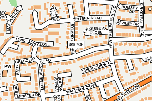 SK8 7QH map - OS OpenMap – Local (Ordnance Survey)