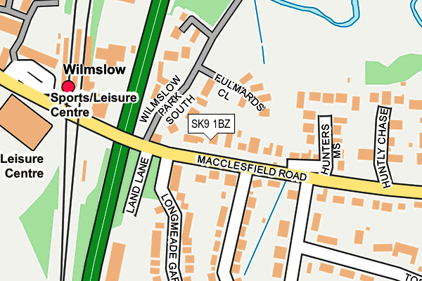 SK9 1BZ map - OS OpenMap – Local (Ordnance Survey) SK9 1BZ map - OS OpenMap – Local (Ordnance Survey)