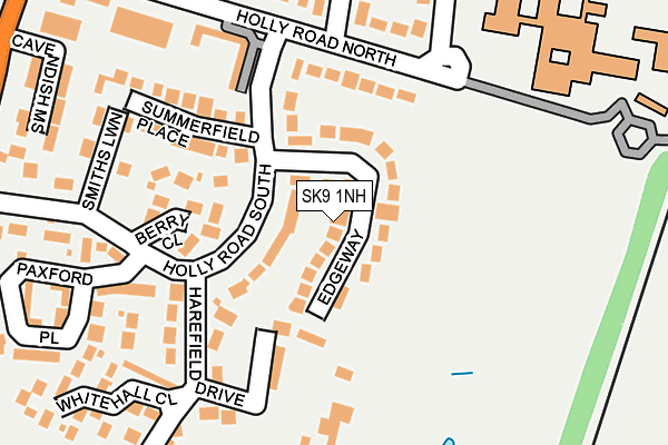 SK9 1NH map - OS OpenMap – Local (Ordnance Survey) SK9 1NH map - OS OpenMap – Local (Ordnance Survey)