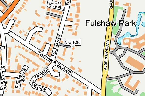 SK9 1QR map - OS OpenMap – Local (Ordnance Survey)