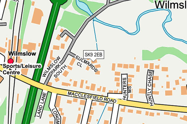 SK9 2EB map - OS OpenMap – Local (Ordnance Survey) SK9 2EB map - OS OpenMap – Local (Ordnance Survey)