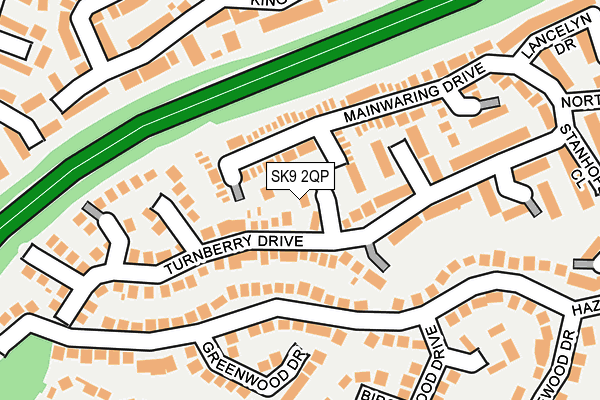 SK9 2QP map - OS OpenMap – Local (Ordnance Survey) SK9 2QP map - OS OpenMap – Local (Ordnance Survey)