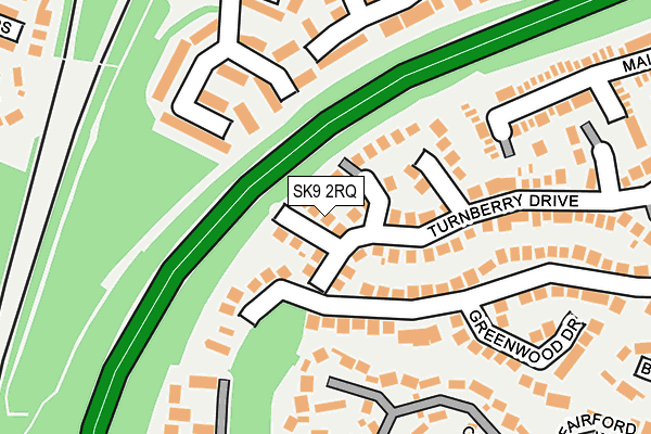 SK9 2RQ map - OS OpenMap – Local (Ordnance Survey)