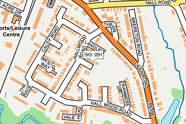 SK9 3BH map - OS OpenMap – Local (Ordnance Survey) SK9 3BH map - OS OpenMap – Local (Ordnance Survey)