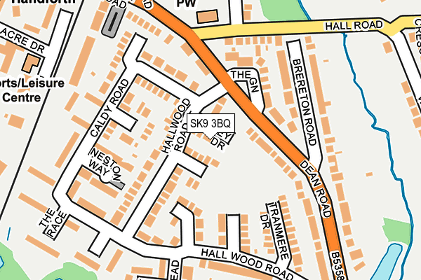 SK9 3BQ map - OS OpenMap – Local (Ordnance Survey) SK9 3BQ map - OS OpenMap – Local (Ordnance Survey)