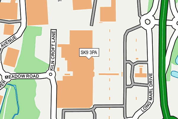 SK9 3PA map - OS OpenMap – Local (Ordnance Survey) SK9 3PA map - OS OpenMap – Local (Ordnance Survey)