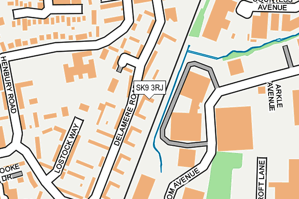 SK9 3RJ map - OS OpenMap – Local (Ordnance Survey) SK9 3RJ map - OS OpenMap – Local (Ordnance Survey)