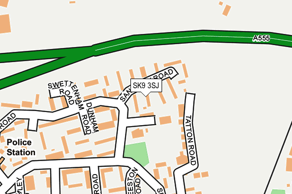 SK9 3SJ map - OS OpenMap – Local (Ordnance Survey) SK9 3SJ map - OS OpenMap – Local (Ordnance Survey)