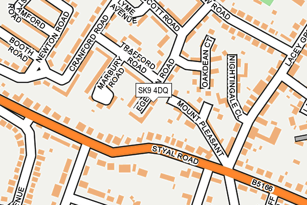 SK9 4DQ map - OS OpenMap – Local (Ordnance Survey) SK9 4DQ map - OS OpenMap – Local (Ordnance Survey)