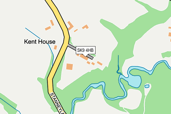 SK9 4HB map - OS OpenMap – Local (Ordnance Survey) SK9 4HB map - OS OpenMap – Local (Ordnance Survey)