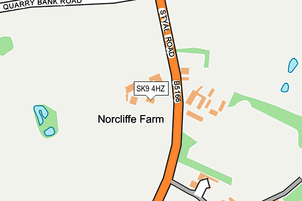 SK9 4HZ map - OS OpenMap – Local (Ordnance Survey) SK9 4HZ map - OS OpenMap – Local (Ordnance Survey)