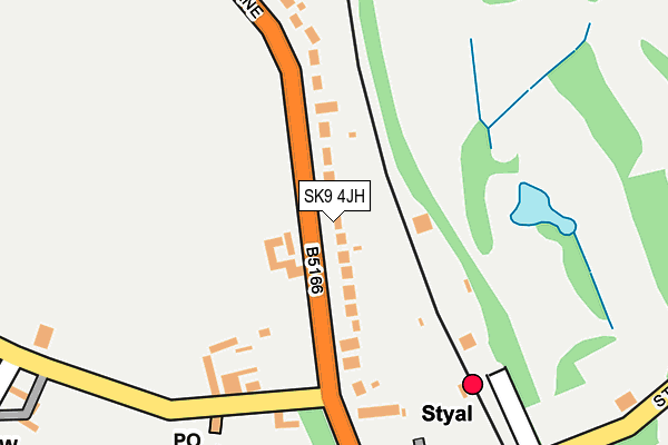 SK9 4JH map - OS OpenMap – Local (Ordnance Survey) SK9 4JH map - OS OpenMap – Local (Ordnance Survey)