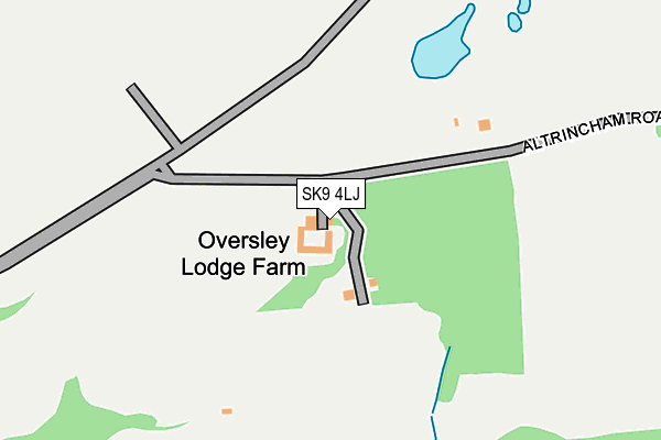 SK9 4LJ map - OS OpenMap – Local (Ordnance Survey) SK9 4LJ map - OS OpenMap – Local (Ordnance Survey)